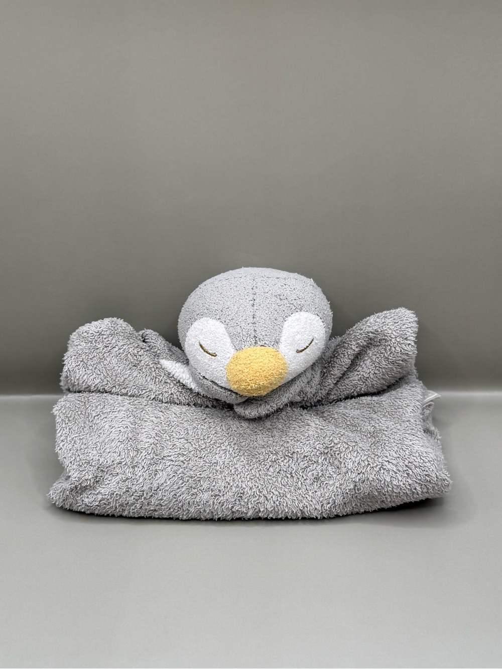 Angel Dear Baby Penguin Lovey Security Blanket Plush Soother